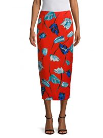 Floral Midi Pencil Skirt Diane von Furstenberg at Saks Fifth Avenue